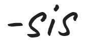 Les mots se terminant en **-sis** sont généralement **féminins**